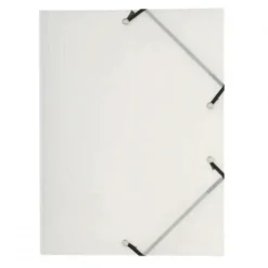 Clairefontaine Exacompta A4 Folder w/ Elastic Closure, Clear - Little Painter Art | Exploring the Endless Possibilities of Art| Hot