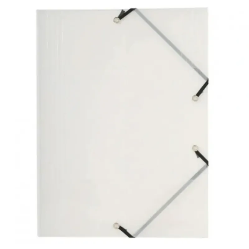 Clairefontaine Exacompta A4 Folder w/ Elastic Closure, Clear - Little Painter Art | Exploring the Endless Possibilities of Art| Hot