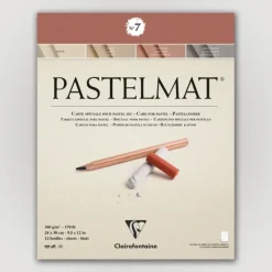 Clairefontaine Pastelmat N7 360g 24x30 12 sheets - Little Painter Art | Exploring the Endless Possibilities of Art| Pigment