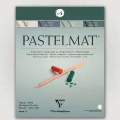Clairefontaine Pastelmat N5 360g 24x30 groen 12 sheets - Little Painter Art | Exploring the Endless Possibilities of Art| Pigment