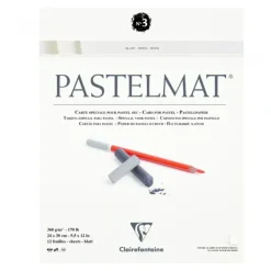 Clairefontaine Pastelmat Pad No.3 - 360gsm - 30x40cm - WHITE PAPER - Little Painter Art | Exploring the Endless Possibilities of Art| Shop All