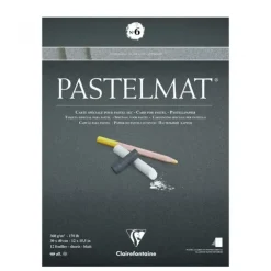 Clairefontaine Pastelmat Pad No. 6 - 360gsm - 30x40cm - ANTHRACITE - Little Painter Art | Exploring the Endless Possibilities of Art| Shop All