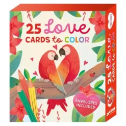 Clever Publishing 25 Love Cards To Color - Little Painter Art | Exploring the Endless Possibilities of Art| Shop All