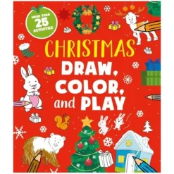 Clever Publishing Christmas Draw, Color, and Play Activity Book - Little Painter Art | Exploring the Endless Possibilities of Art| Hot