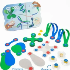 Clixo Magnetic Toy - 24pc Grip & Stick - Little Painter Art | Exploring the Endless Possibilities of Art| Hot