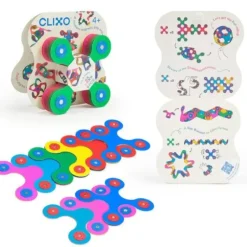 Clixo Magnetic Toy - 9pc Tiny & Mighty - Little Painter Art | Exploring the Endless Possibilities of Art| Hot