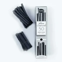Coates Willow Charcoal 30 Assorted Short Sticks (3- 12mm) - Little Painter Art | Exploring the Endless Possibilities of Art| Shop All