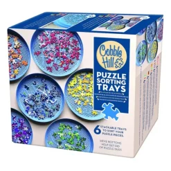 Cobble Hill Nesting Puzzle Sorting Trays 6pk - Little Painter Art | Exploring the Endless Possibilities of Art| Shop All