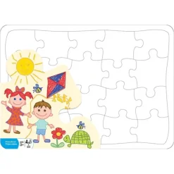 Cobble Hill 20pc Create Your Own Puzzle - Little Painter Art | Exploring the Endless Possibilities of Art| Hot