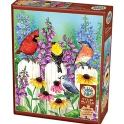 Cobble Hill 275pc Easy Handling Puzzle - Picket Fence Party - Little Painter Art | Exploring the Endless Possibilities of Art| Shop All