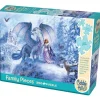 Cobble Hill 350pc Family Puzzle - Ice Dragon - Little Painter Art | Exploring the Endless Possibilities of Art| Hot