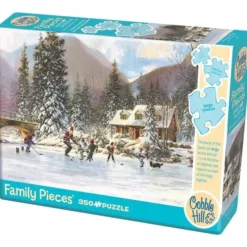 Cobble Hill 350pc Family Puzzle - Next Goal Wins - Little Painter Art | Exploring the Endless Possibilities of Art| Hot