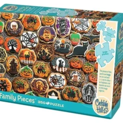 Cobble Hill 350pc Family Puzzle - Halloween Cookies - Little Painter Art | Exploring the Endless Possibilities of Art| Hot