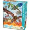 Cobble Hill 350pc Family Puzzle - Dragon Flight - Little Painter Art | Exploring the Endless Possibilities of Art| Hot