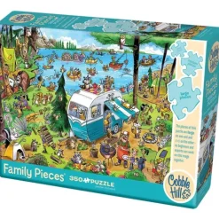 Cobble Hill 350pc Family Puzzle - Call of the Wild - Little Painter Art | Exploring the Endless Possibilities of Art| Hot