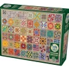Cobble Hill 1000pc Puzzle - 50 States Quilt Blocks - Little Painter Art | Exploring the Endless Possibilities of Art| Hot