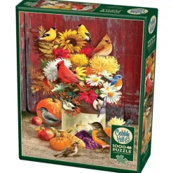 Cobble Hill 1000pc Puzzle - Autumn Bouquet - Little Painter Art | Exploring the Endless Possibilities of Art| Shop All
