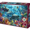 Cobble Hill 2000pc Puzzle - Coral Sea - Little Painter Art | Exploring the Endless Possibilities of Art| Hot