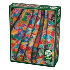 Cobble Hill 1000pc Puzzle - Crazy Quilt - Little Painter Art | Exploring the Endless Possibilities of Art| Shop All