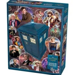 Cobble Hill 1000pc Puzzle - Dr Who Doctors - Little Painter Art | Exploring the Endless Possibilities of Art| Shop All