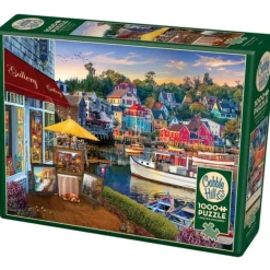 Cobble Hill 1000pc Puzzle - Harbour Gallery - Little Painter Art | Exploring the Endless Possibilities of Art| Shop All
