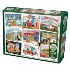 Cobble Hill 1000pc Puzzle - Hitting the Road - Little Painter Art | Exploring the Endless Possibilities of Art| Shop All