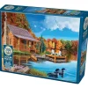 Cobble Hill 500pc Puzzle - Loon Lake - Little Painter Art | Exploring the Endless Possibilities of Art| Hot