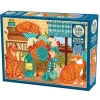 Cobble Hill 500pc Puzzle - Pumpkin Patch Cats - Little Painter Art | Exploring the Endless Possibilities of Art| Shop All