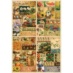 Cobble Hill 2000pc Puzzle - Seasons Collage - Little Painter Art | Exploring the Endless Possibilities of Art| Hot