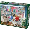 Cobble Hill 1000pc Puzzle - Sewing Room - Little Painter Art | Exploring the Endless Possibilities of Art| Shop All