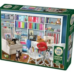 Cobble Hill 1000pc Puzzle - Sewing Room - Little Painter Art | Exploring the Endless Possibilities of Art| Shop All