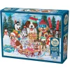 Cobble Hill 500pc Puzzle - Snow Day! - Little Painter Art | Exploring the Endless Possibilities of Art| Shop All