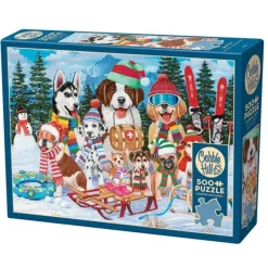 Cobble Hill 500pc Puzzle - Snow Day! - Little Painter Art | Exploring the Endless Possibilities of Art| Shop All