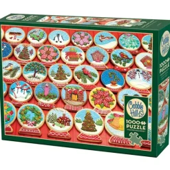 Cobble Hill 1000pc Puzzle - Snow Globe Cookies - Little Painter Art | Exploring the Endless Possibilities of Art| Shop All