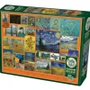 Cobble Hill 1000pc Puzzle - Van Gogh Collage - Little Painter Art | Exploring the Endless Possibilities of Art| Shop All