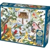 Cobble Hill 500pc Puzzle - Winterbird Magic - Little Painter Art | Exploring the Endless Possibilities of Art| Hot