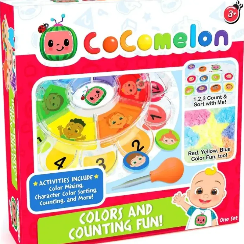 CoComelon Colors & Counting Fun Kit - Little Painter Art | Exploring the Endless Possibilities of Art| Shop All