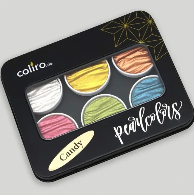 Coliro Pearlcolors set 'Candy' - Little Painter Art | Exploring the Endless Possibilities of Art| Pigment