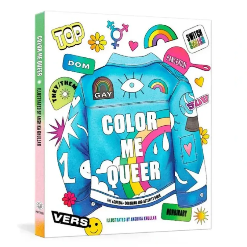 Color Me Queer LGBTQ+ Colouring Book by Potter Gift and Anshika Khullar - Little Painter Art | Exploring the Endless Possibilities of Art| Shop All