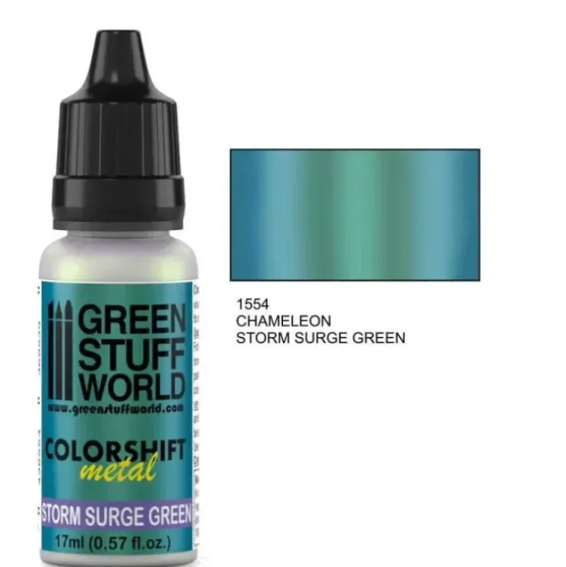 Color Shift Metal Chameleon STORM SURGE GREEN - Little Painter Art | Exploring the Endless Possibilities of Art| Pigment