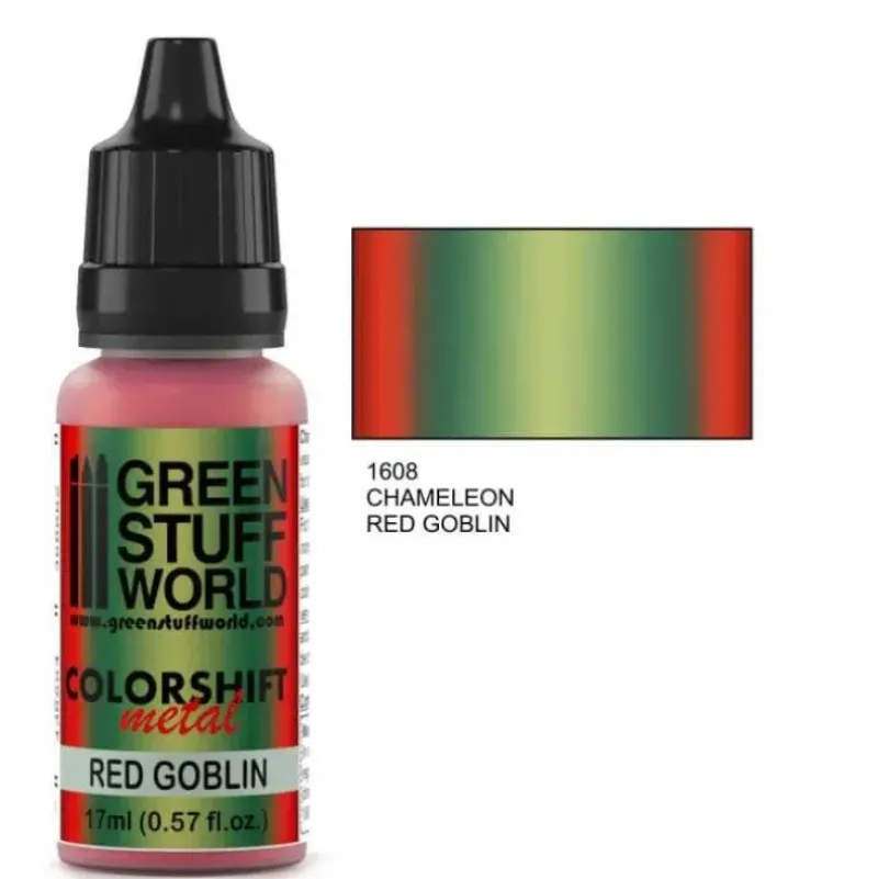 Color Shift Metal Chameleon RED GOBLIN - Little Painter Art | Exploring the Endless Possibilities of Art| Pigment