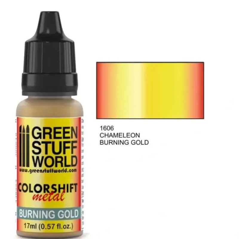 Color Shift Metal Chameleon BURNING GOLD - Little Painter Art | Exploring the Endless Possibilities of Art| Pigment