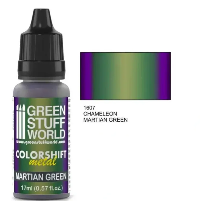 Color Shift Metal Chameleon MARTIAN GREEN - Little Painter Art | Exploring the Endless Possibilities of Art| Pigment