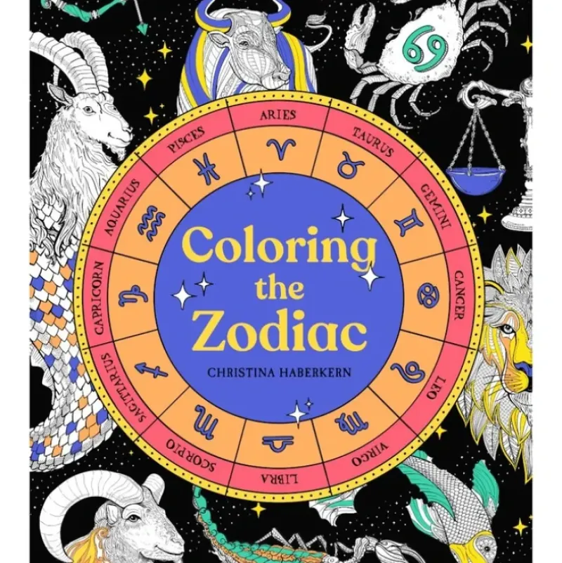 Coloring The Zodiac Colouring Book by Christina Haberkern - Little Painter Art | Exploring the Endless Possibilities of Art| Shop All