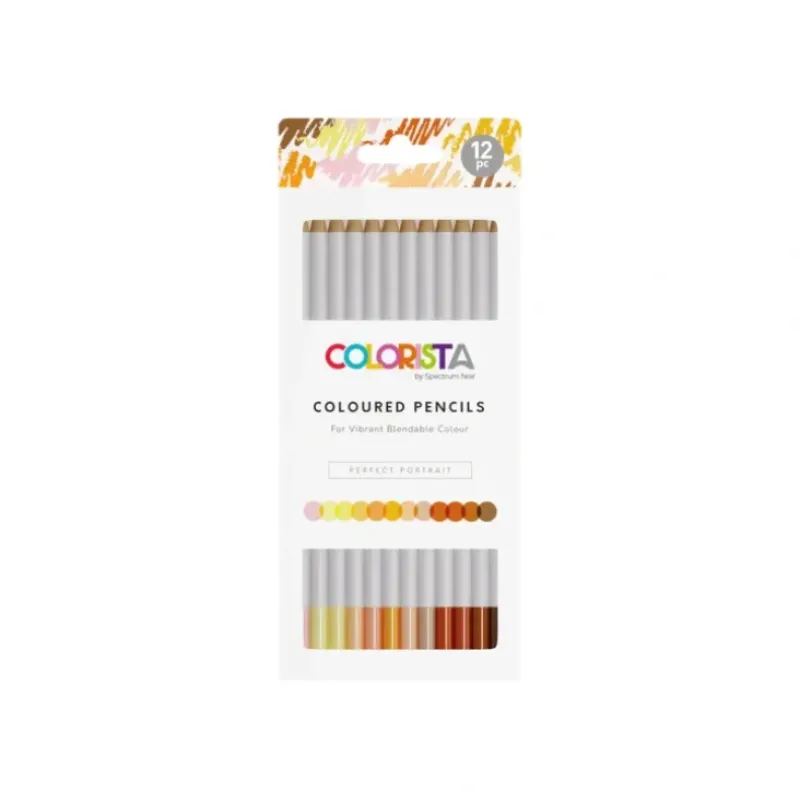Colorista - Coloured Pencil - Perfect Portrait 12pc - Little Painter Art | Exploring the Endless Possibilities of Art| Pigment