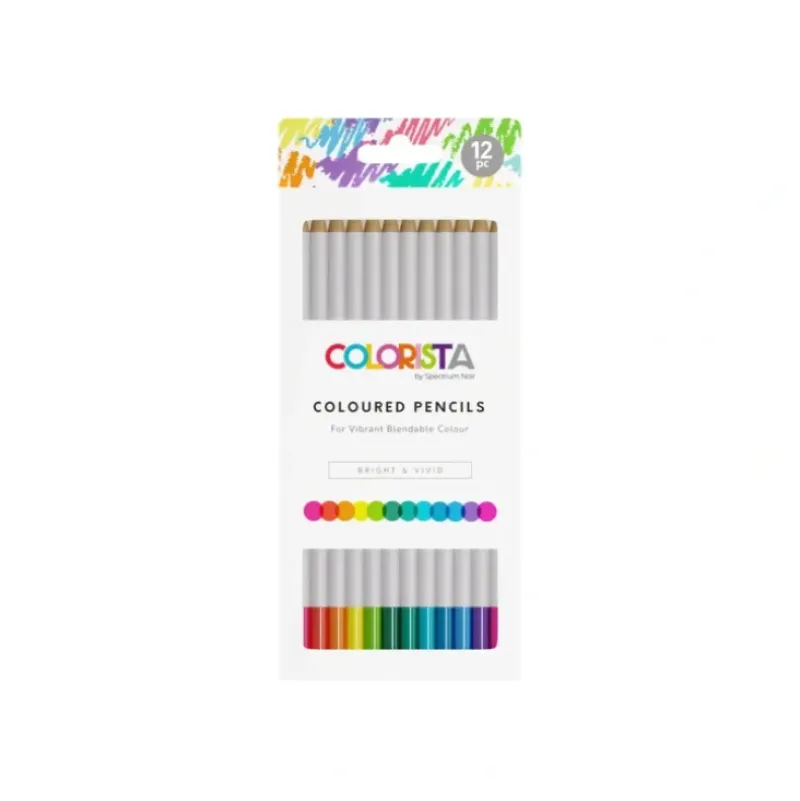 Colorista - Coloured Pencil - Bright & Vivid 12pc - Little Painter Art | Exploring the Endless Possibilities of Art| Pigment