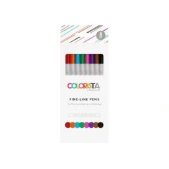 Colorista - Fine-Line Pen - Vivid Expressions 8pc - Little Painter Art | Exploring the Endless Possibilities of Art| Pigment