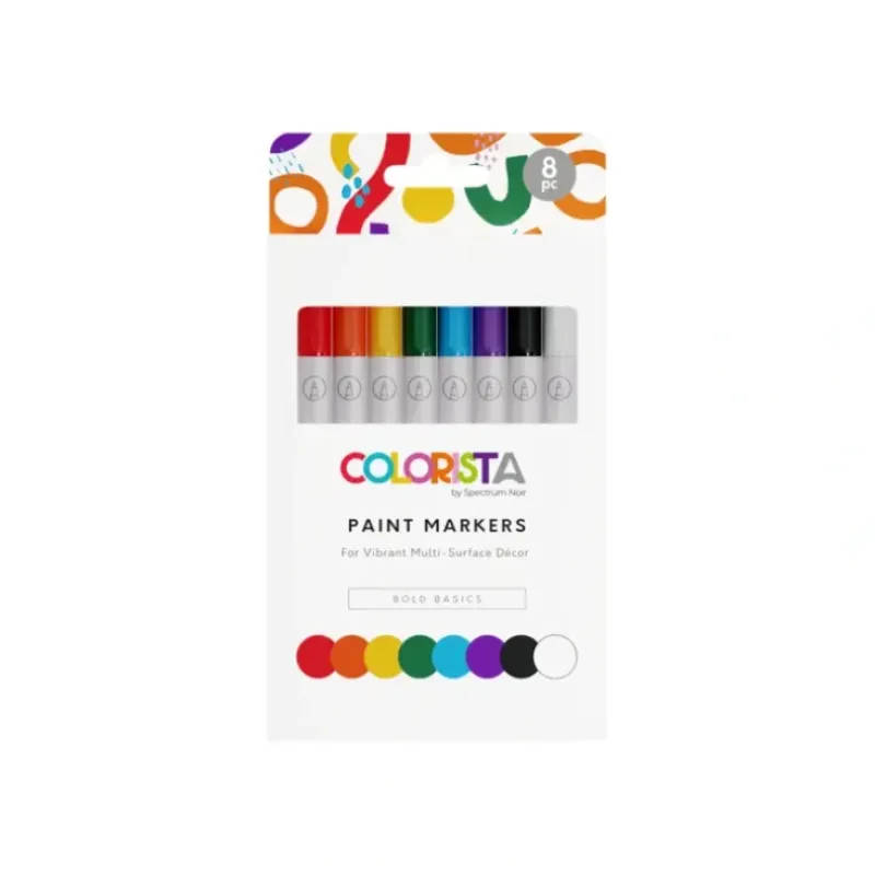 Colorista - Paint Marker - Bold Basics 8pc - Little Painter Art | Exploring the Endless Possibilities of Art| Canvas