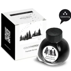 Colorverse Bottled Ink 65ml Shiny Black - Little Painter Art | Exploring the Endless Possibilities of Art| Pigment