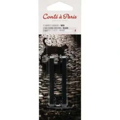 Cont Paris Carrs Sketching Crayon Sticks 2pk Black B - Little Painter Art | Exploring the Endless Possibilities of Art| Pigment